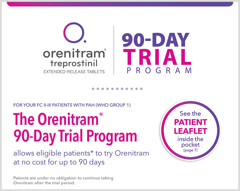 Orenitram HCP and Patient Package: 90-Day Trial Program thumbnail
