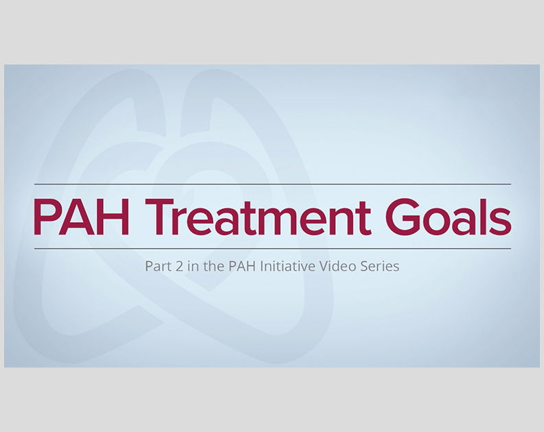 PAH Patient Video: PAH Treatment Goals thumbnail