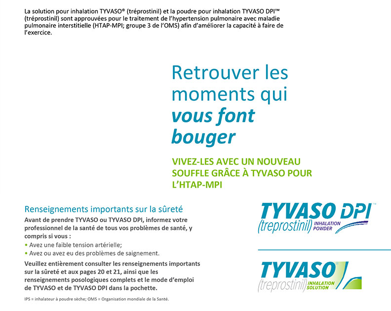 TYVASO PH-ILD Patient Brochure Canadian French Translation thumbnail